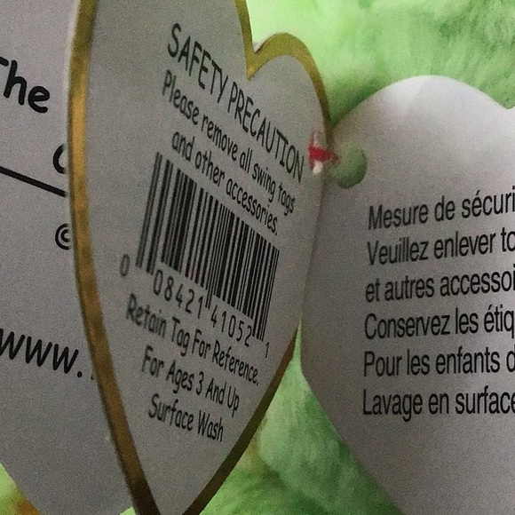 TY BEANIE BELLIES SNAPPER THE FROG - Picture 7 of 10